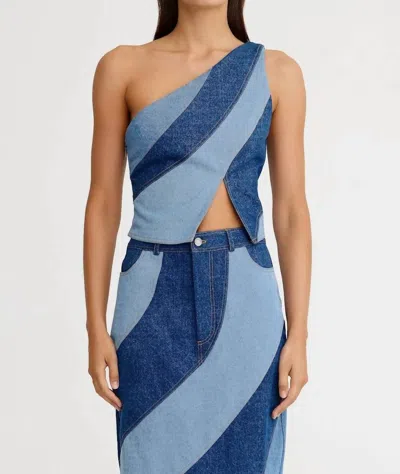 Significant Other Sasika Top In Indigo