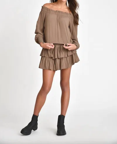 Muche & Muchette Terry Top In Khaki