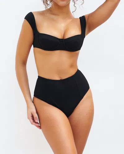 Tropic Of C South Pacific Bottoms In Eco Black Texture