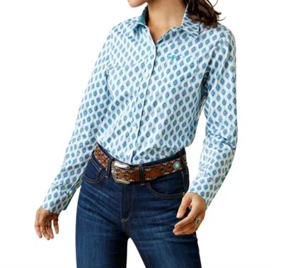Ariat Kirby Stretch Shirt In White/multi