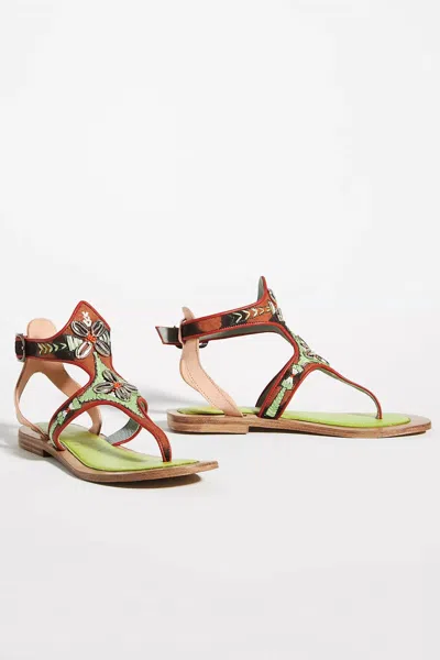 Meher Kakalia Tiki Sofia Sandal In Td Cognac