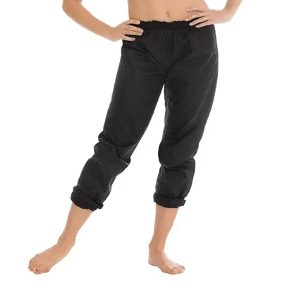 Eurotard Ripstop Womens Warm-up Pants W/pockets In Black