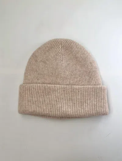 Billy Bamboo Women's Merino Wool Beanie In Light Oat