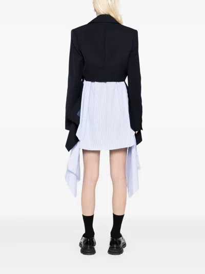 Monse Oversized Slashed Wool Blazer Jacket