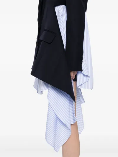 Monse Oversized Slashed Wool Blazer Jacket