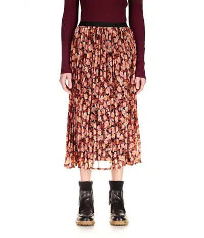 Sanctuary Pleated Midi Skirt In Multi