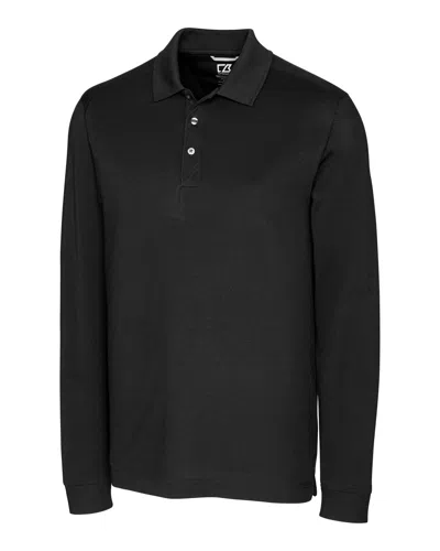 Cutter & Buck Advantage Eco Tri-blend Pique Mens Big And Tall Long Sleeve Polo
