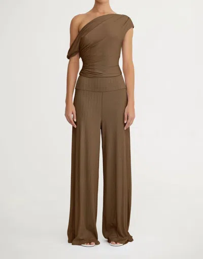 Significant Other Coralie Pant In Chocolate