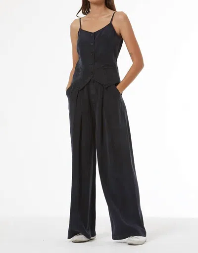 Young Fabulous & Broke Tate Vest Top In Midnight