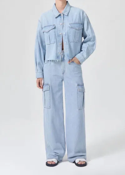 Agolde Minka Cargo Pant In Realm