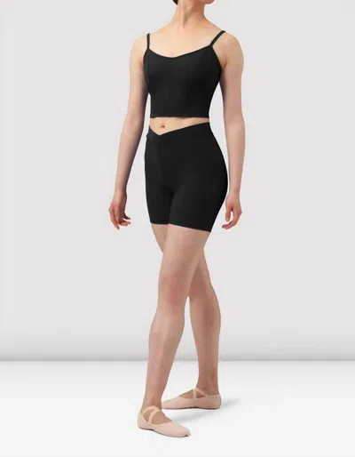 Bloch Ladies Mirella Chevron Camisole Crop Top In Black