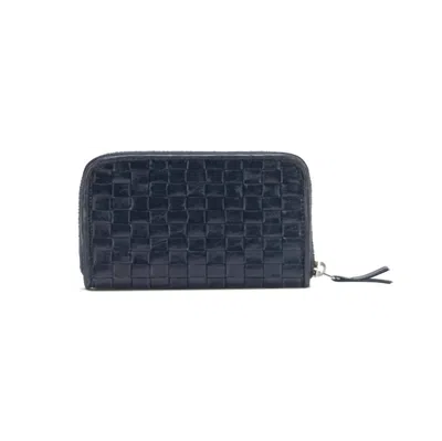 Uashmama Women's Vita Wallet Woven Small In Blue