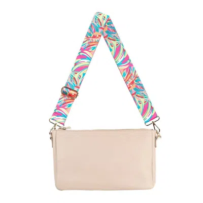 Viv & Lou Women's Hadley Purse With Let's Get Tropical Crossbody In Tan