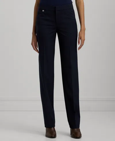 Ralph Lauren Petite Straight-leg Pants In Blue