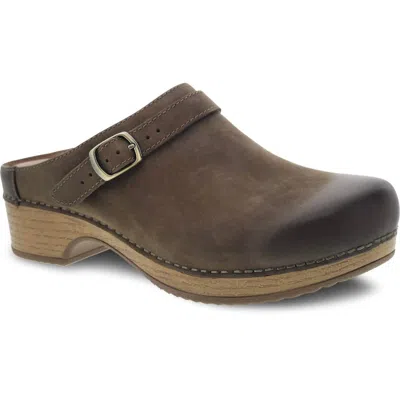 DANSKO WOMEN'S BERRY SLIP-ON MULE CLOGS IN NUBUCK 