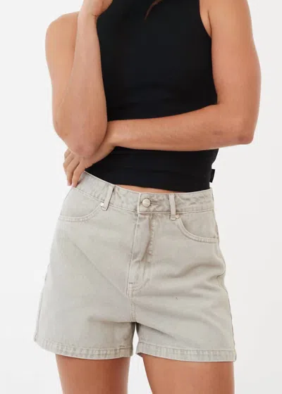 Afends Seventy Threes Shorts In Faded Cement