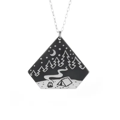 The Bearded Jeweler Women's Born To Roam Necklace In Black