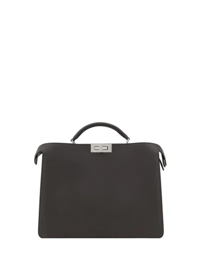 Fendi Top Handle Shoulder Bag With Removable Strap