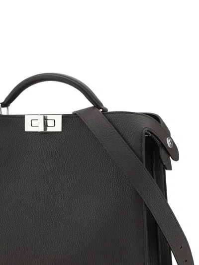 Fendi Top Handle Shoulder Bag With Removable Strap