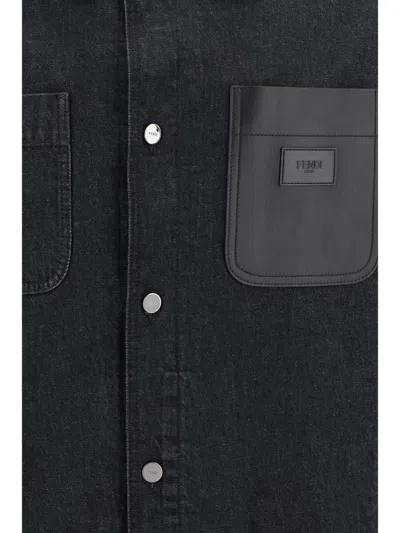 Fendi Denim Padded Jacket