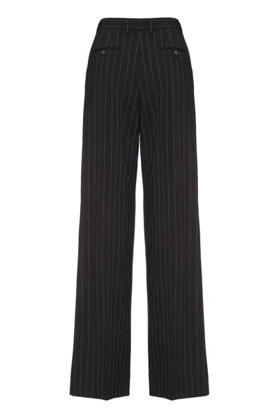 Dolce & Gabbana Pinstriped Wool Trousers