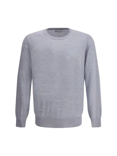 Brunello Cucinelli Men Cashmere And Silk Sweater