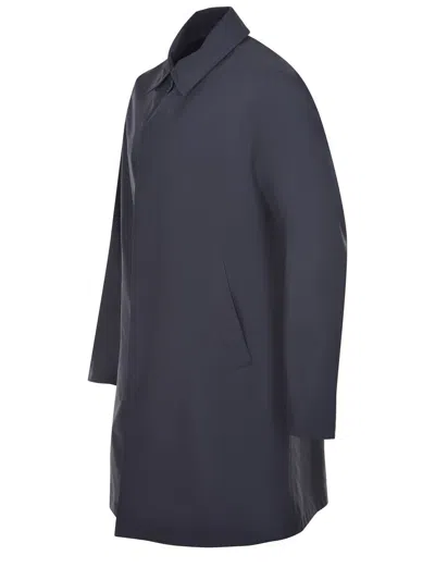 Herno Faux Fur Collar Wool-blend Car Coat