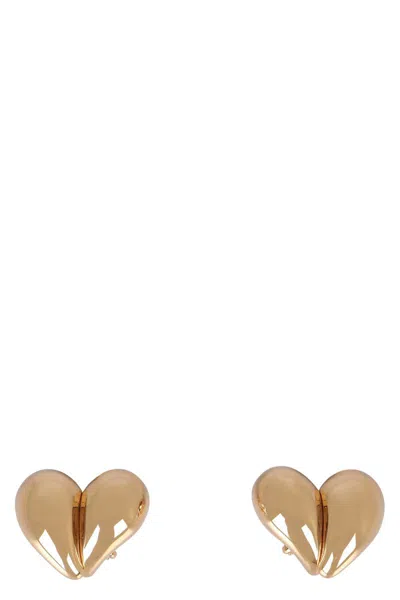 Bottega Veneta Heart Earrings