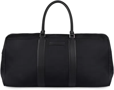 Zegna Leather-trimmed Nylon Holdall