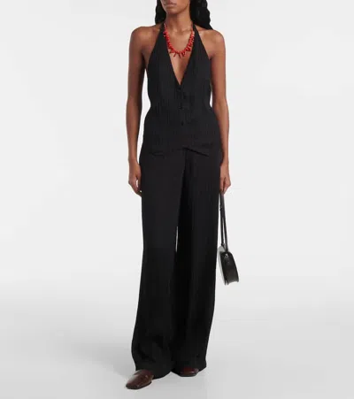 Joseph Suez Pleat Jacquard Tie Waistcoat