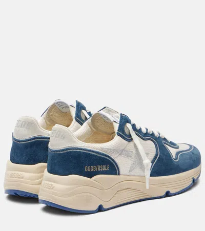 Golden Goose `running Sole` Sneakers In Blue