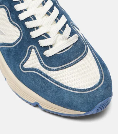 Golden Goose `running Sole` Sneakers In Blue
