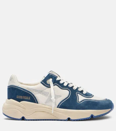 Golden Goose `running Sole` Sneakers In Blue