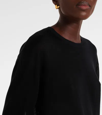 Totême Oversized Sweater In Black