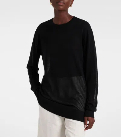 Totême Oversized Sweater In Black