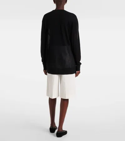 Totême Oversized Sweater In Black