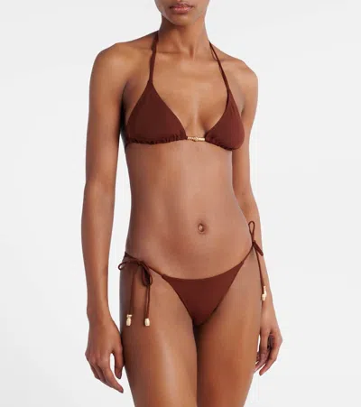 EPHEMERE缀饰比基尼上装