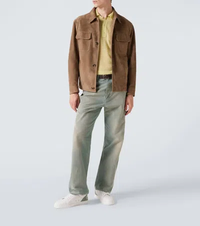 Christian Louboutin Fun Louis Junior Leather Sneaker In White