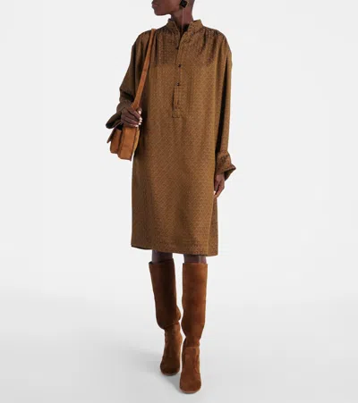 Gianvito Rossi Glen 45 Suede Knee-high Boots In Brown