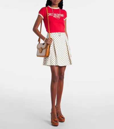 Valentino Garavani Orange Leather Vlogo Signautre Sandals In Multi