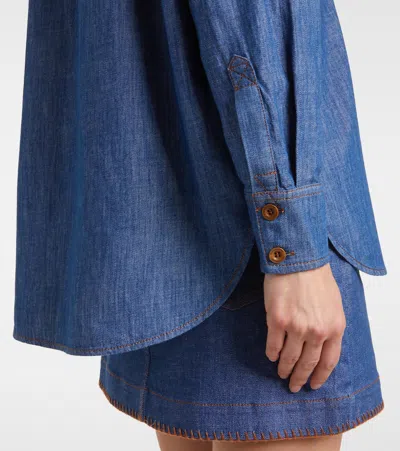 Zimmermann Ascension Oversize Denim Shirt