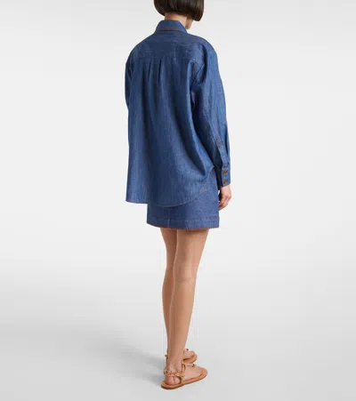 Zimmermann Ascension Oversize Denim Shirt