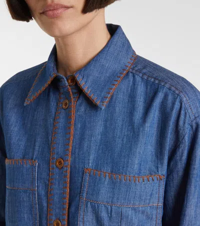 Zimmermann Ascension Oversize Denim Shirt