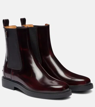 Tod's Smooth Leather Chelsea Boots
