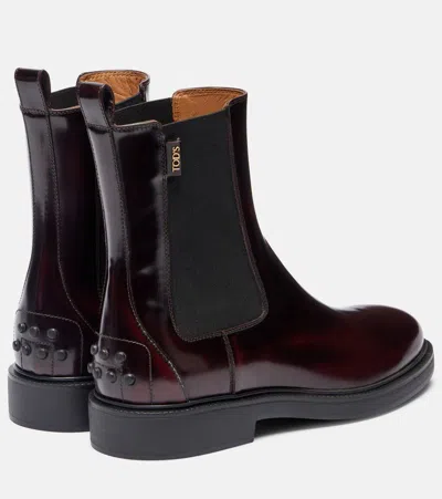 Tod's Smooth Leather Chelsea Boots
