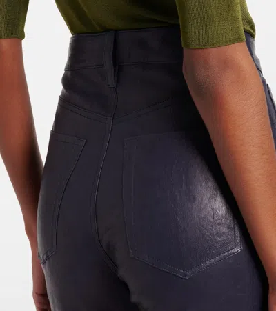 Frame The Leather Reboot Crop Pants