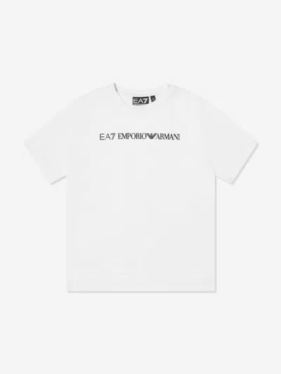 Ea7 Emporio Armani Girls Logo Short Set In Black