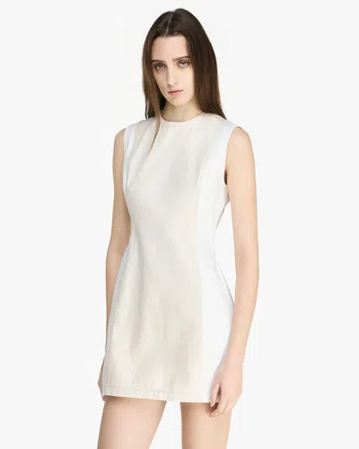 Jw Anderson Paneled Sleeveless Mini Shift Dress