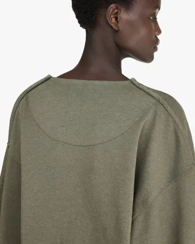 Jw Anderson Rounded Wrap-front Sweatshirt