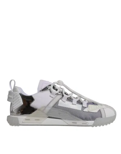 Pre-owned Dolce & Gabbana Multicolor Nylon Ns1 Low Top Sneakers Men's Shoes ()